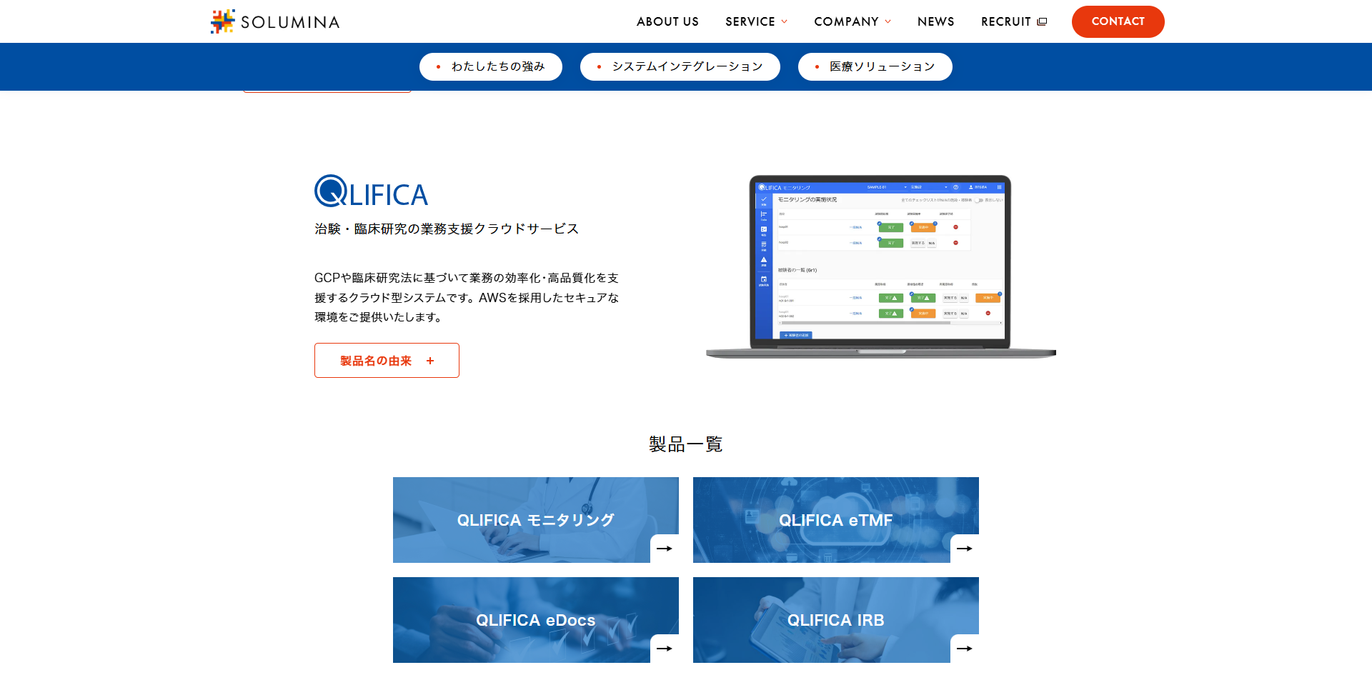 SOLUMINAのキャプチャ